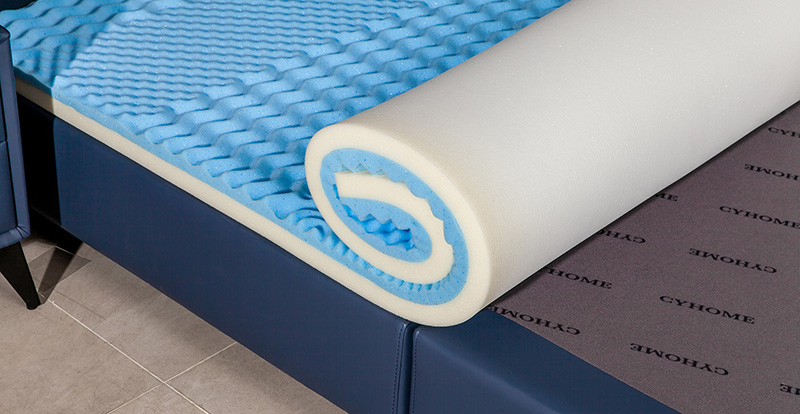 Gel Memoria Spuma-NJ40 Blue Compressible et rollable sacculi